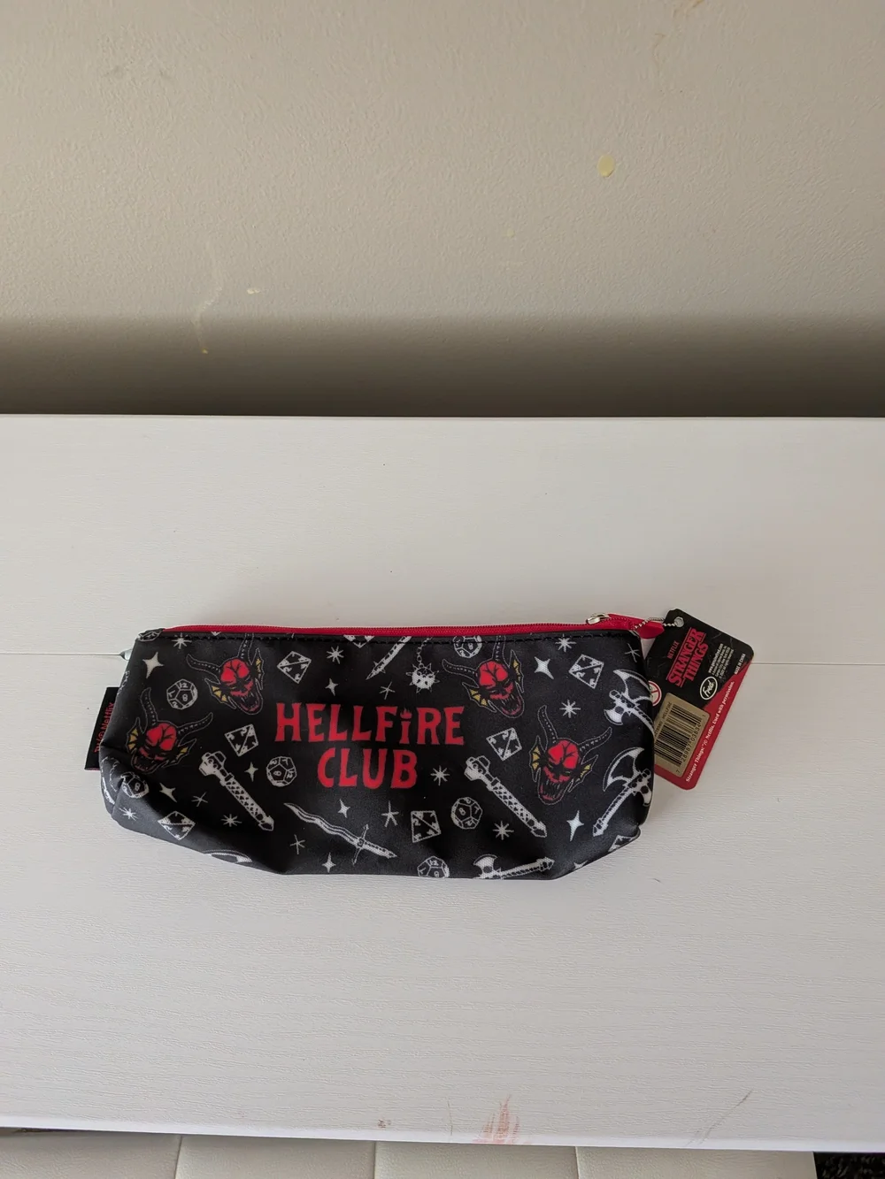 Netflix Stranger Things Accessory Pouch, Hellfire Club | NEW